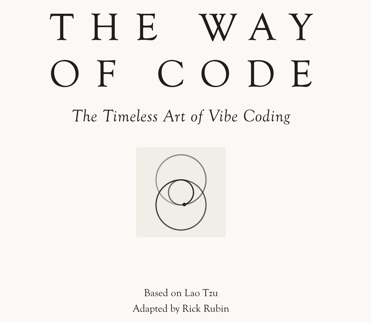 The Way of Code: Rick Rubin이 만든 AI 시대의 새로운 코딩 철학서